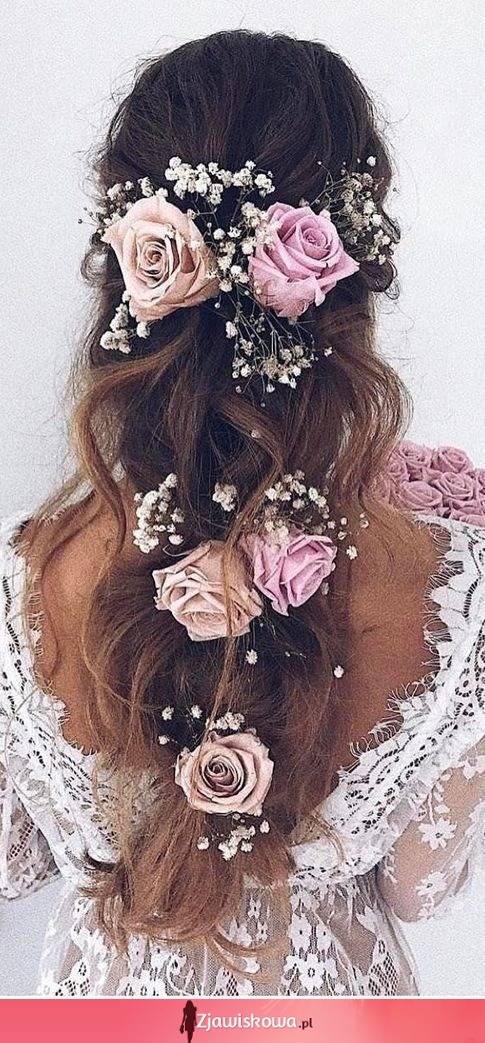 Róże we włosach <3