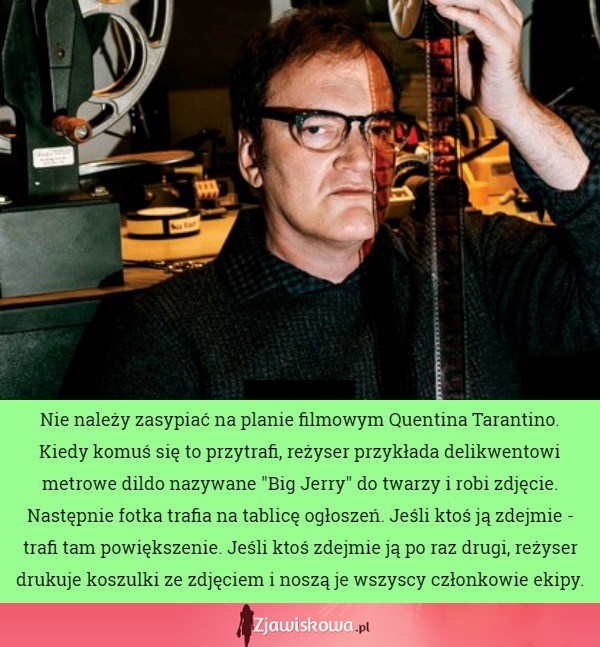 Tarantino to pomysłowy człowiek, ale tego akurat się nie spodziewasz! xD