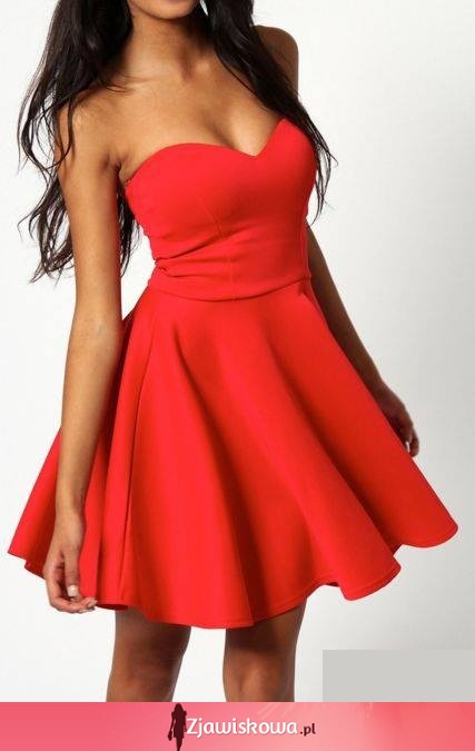 Przesliczna czerwona sukienka