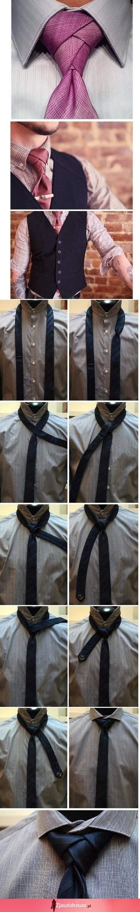 Jak zawiązać krawat w nietypowy sposób?