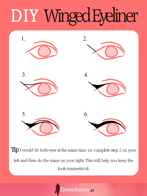 Zobacz jak wykonać idealną kreskę eyelinerem w 6 krokach