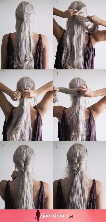Znudzona tradycyjnymi wiązaniami włosów? Oto łatwy sposób na śliczne upięcie :)