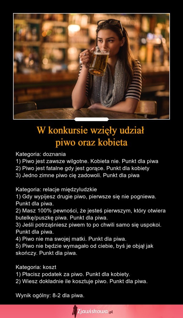 Konkurs! Osoby biorące udział: Kobieta i piwo ;)