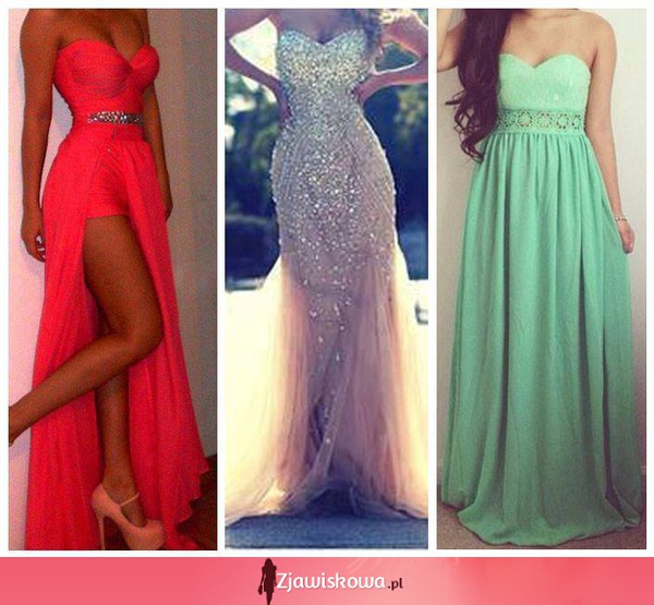 Trzy piękne suknie