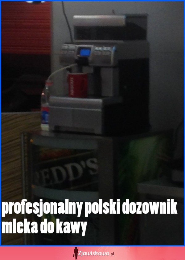 Profesjonalny polski dozownik mleka - HAHA, POLAK POTRAFI!