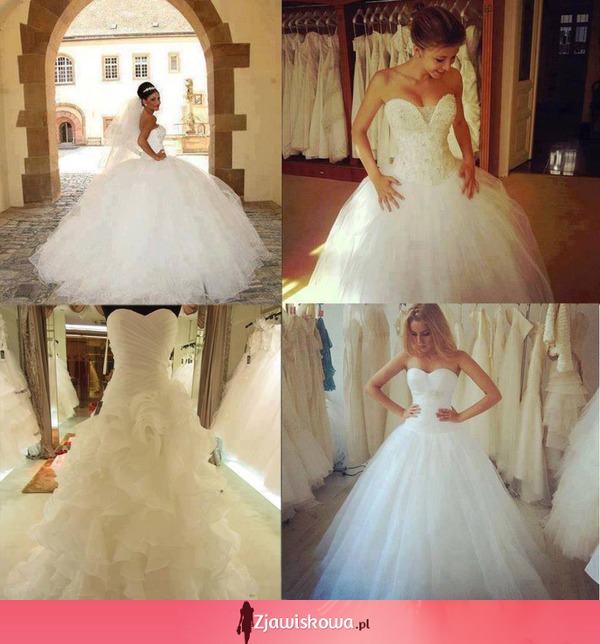 Cztery wspaniałe suknie ślubne