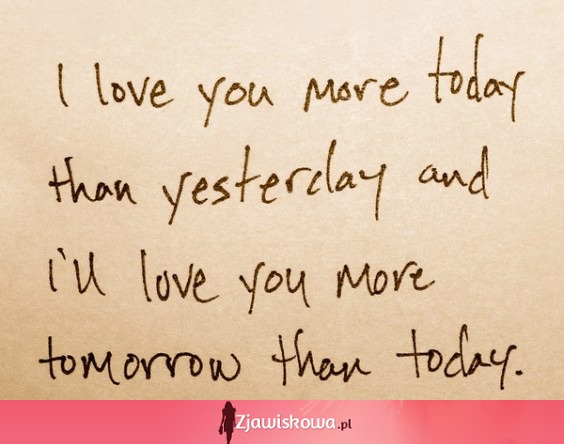 I love you more... <3