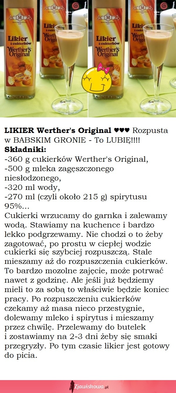LIKIER Werther's Original - Rozpusta w BABSKIM GRONIE