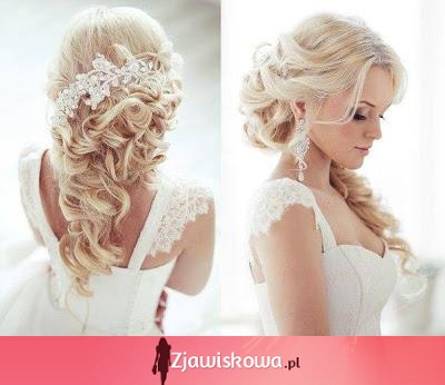 Romantyczna fryzura w stylu księżniczki