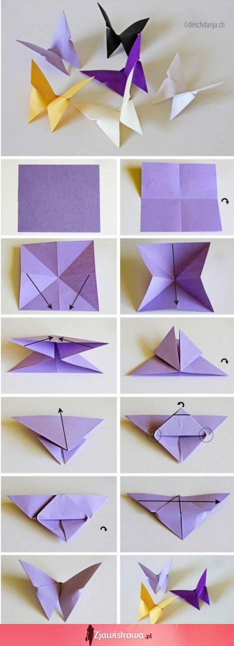 DIY - motylki origami. Łatwiejsze niż Ci się wydaje!