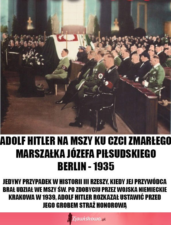 Adolf Hitler był na pogrzebie POLAKA! SZOK!