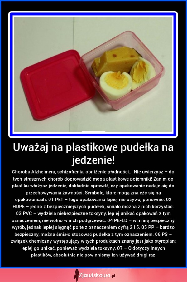 Plastikowe pudełka na jedzenie mogą Cię zabić! TRUJĄCE SUBSTANCJE!!!