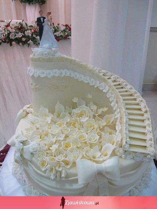 Niesamowity tort ślubny!