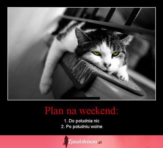 Plan na weekend