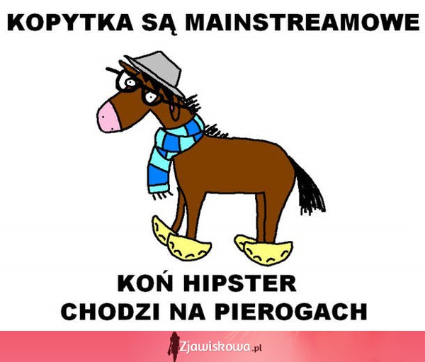Koń hipster!