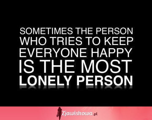 Lonely person!