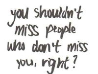 miss people...