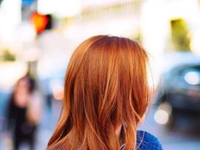 Śliczne rude włosy