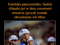 Estońska panczenistka już w dniu ceremonii otwarcia igrzysk została okrzyknięta ich Miss