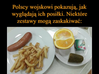 Polscy wojskowi pokazują, jak wyglądają ich posiłki. Niektóre zestawy mogą zaskakiwać !