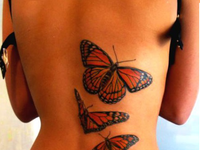 Motylki- tatuaże