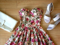 Sukienka w kwiaty